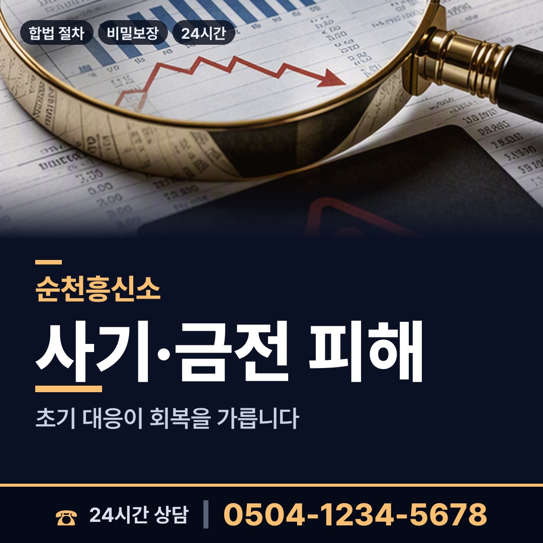 순천 도사동 전세사기조사 상담 안내